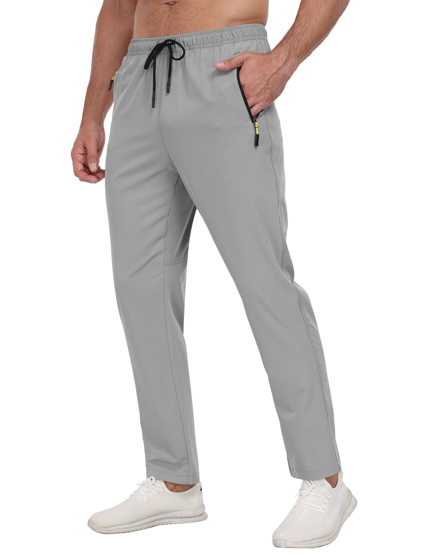 Zoofly Men's Sweatpants Athletic Pants Breathable Quick Dry Water Resistant Jogger Track Pants Workout Hiking Pants