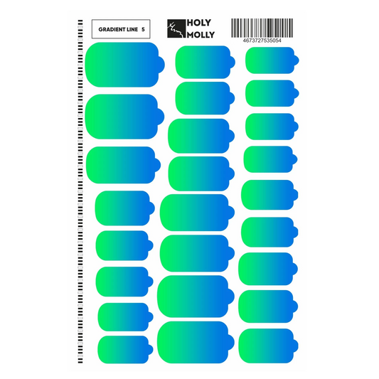 MANICURE FILM GRADIENT LINE #5- HOLY MOLLY-0