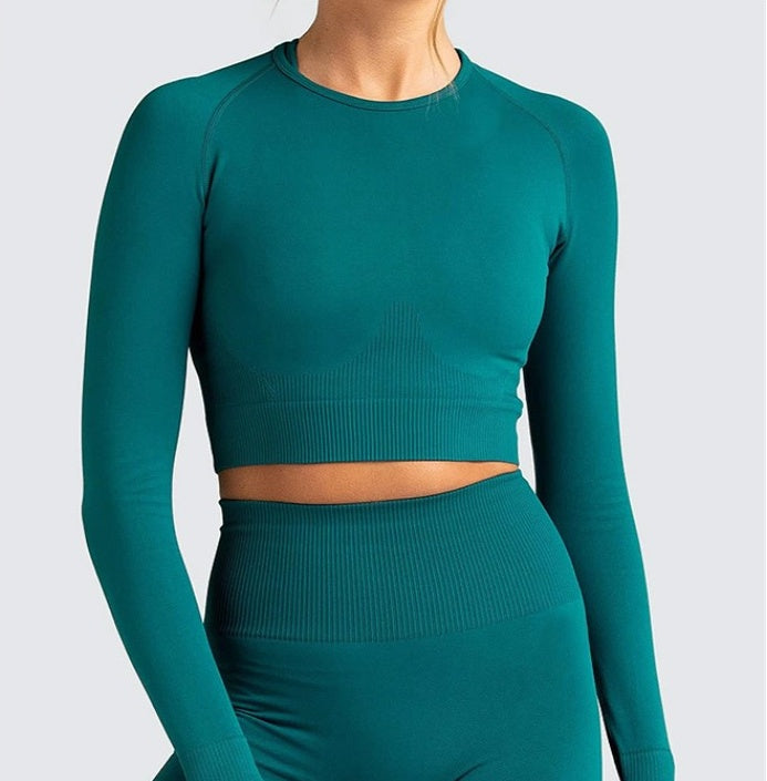 2-Piece Seamless High Elastic Yoga Suit