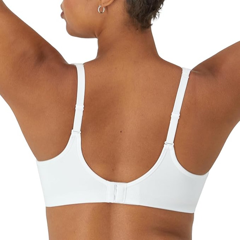 NWT New Bali Womens Size 38D White Cool Comfort Revolution Wire Free Bra