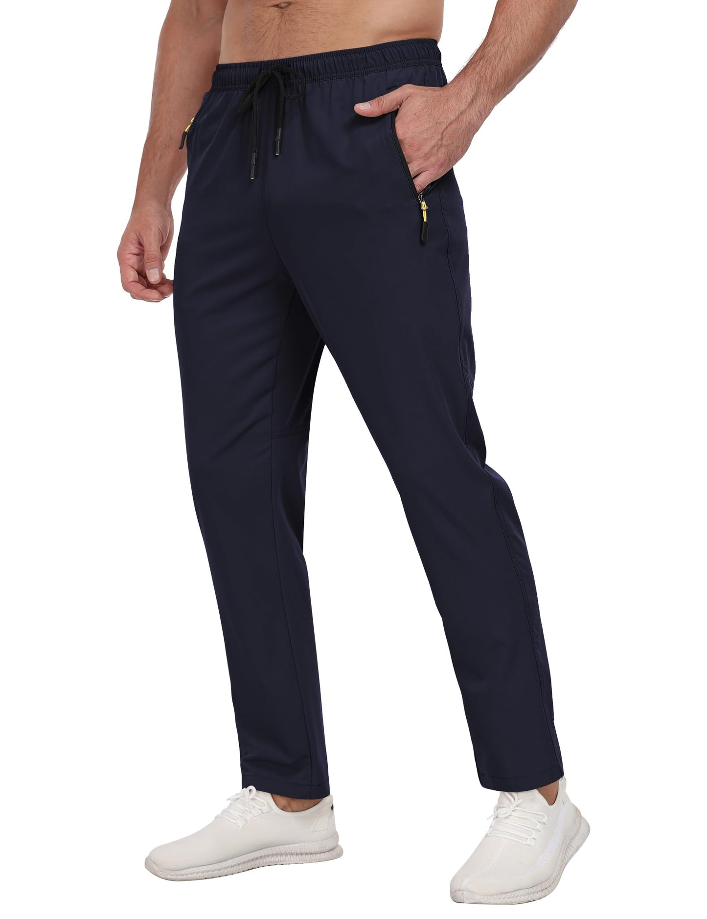 Zoofly Men's Sweatpants Athletic Pants Breathable Quick Dry Water Resistant Jogger Track Pants Workout Hiking Pants