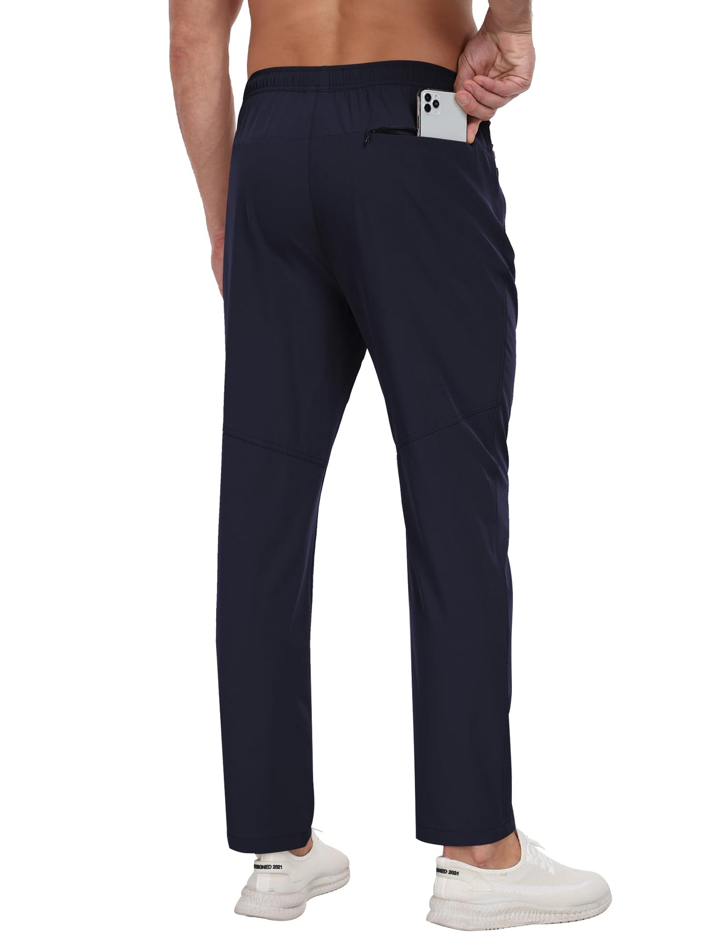 Zoofly Men's Sweatpants Athletic Pants Breathable Quick Dry Water Resistant Jogger Track Pants Workout Hiking Pants