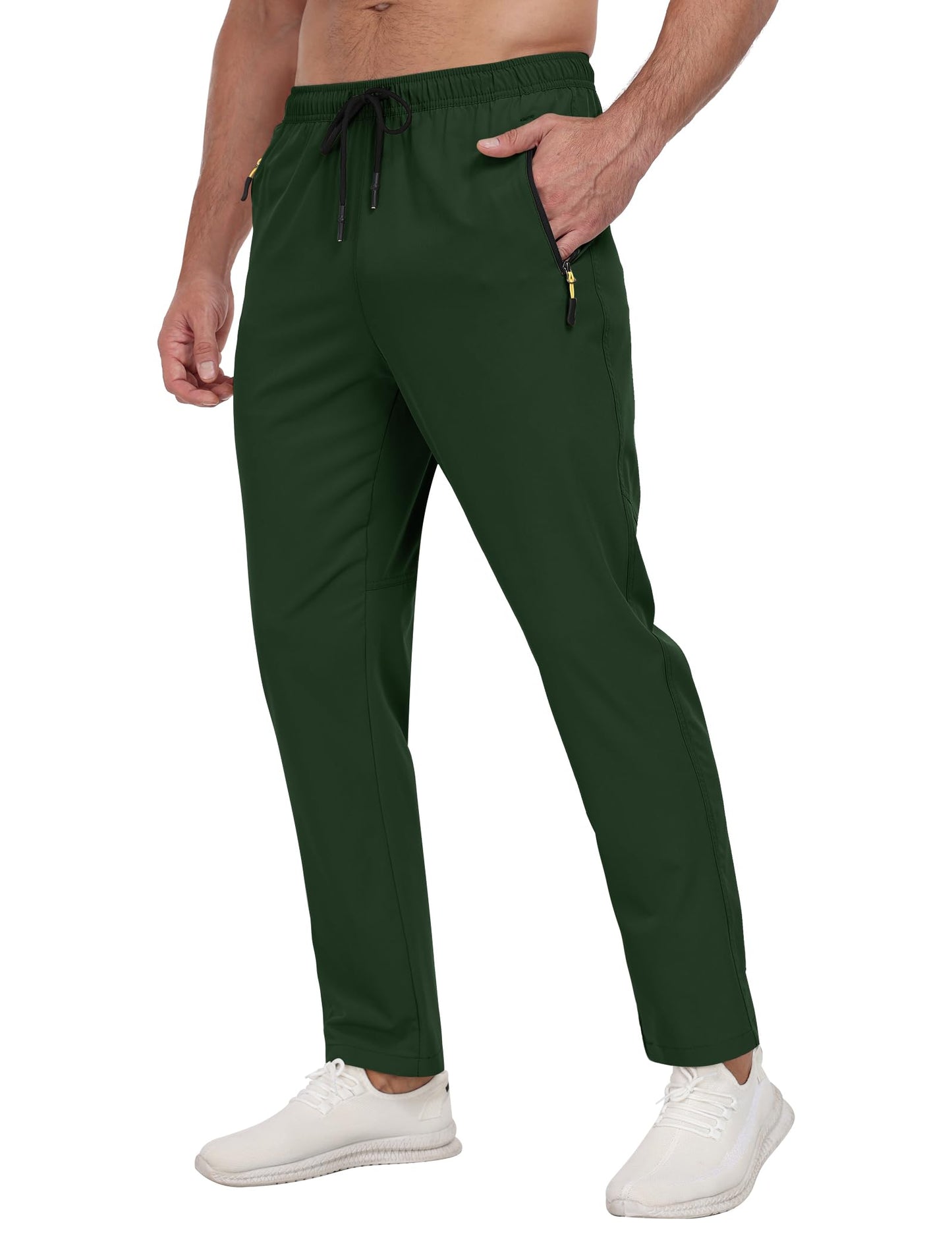 Zoofly Men's Sweatpants Athletic Pants Breathable Quick Dry Water Resistant Jogger Track Pants Workout Hiking Pants