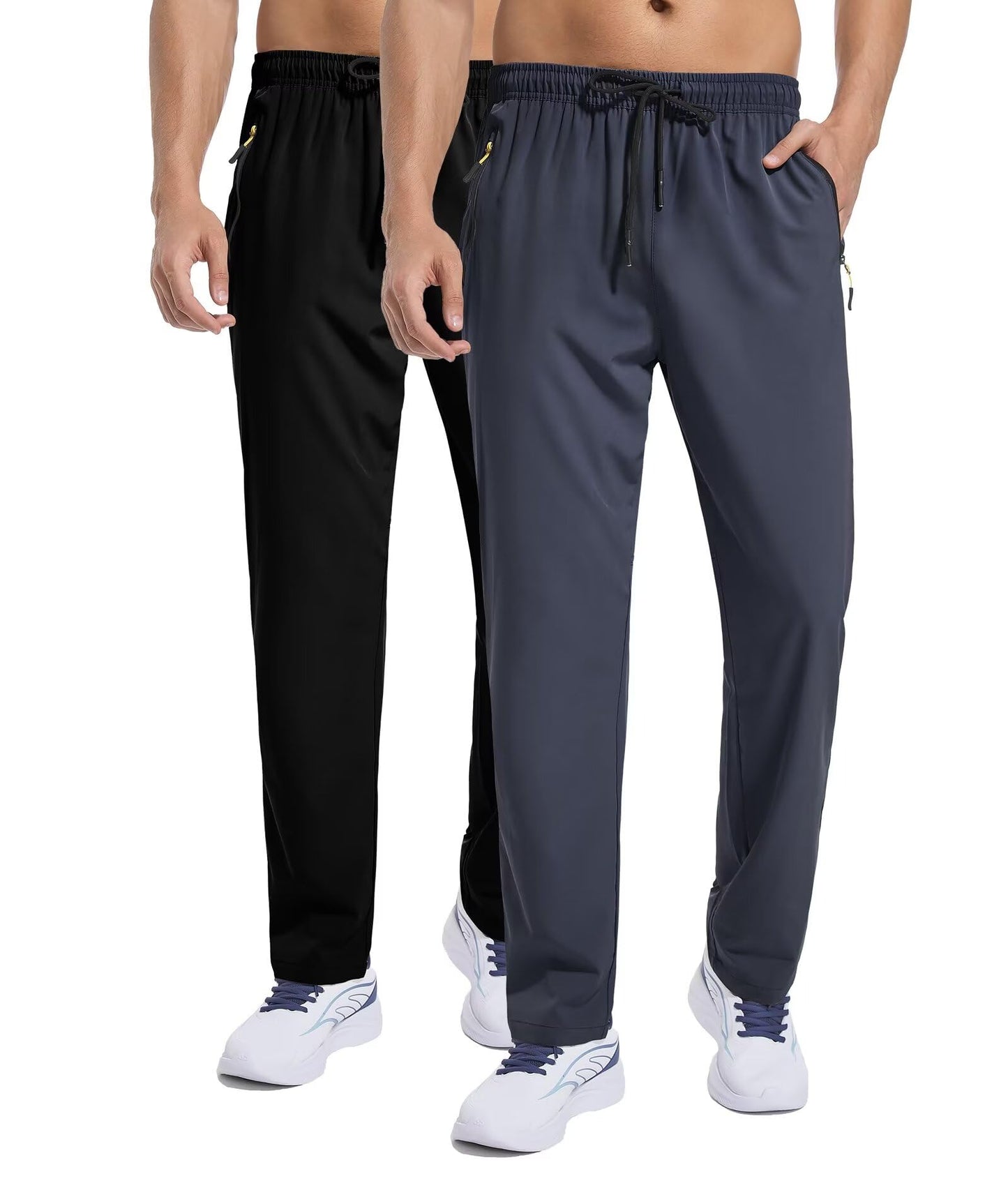 Zoofly Men's Sweatpants Athletic Pants Breathable Quick Dry Water Resistant Jogger Track Pants Workout Hiking Pants