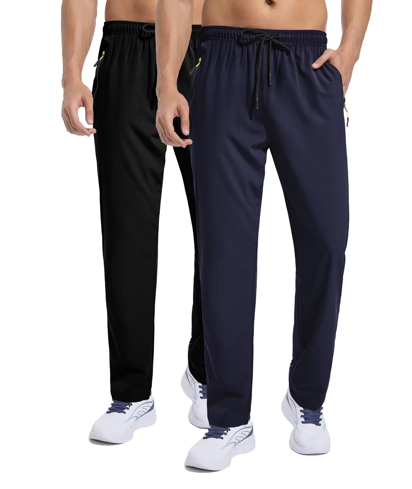 Zoofly Men's Sweatpants Athletic Pants Breathable Quick Dry Water Resistant Jogger Track Pants Workout Hiking Pants
