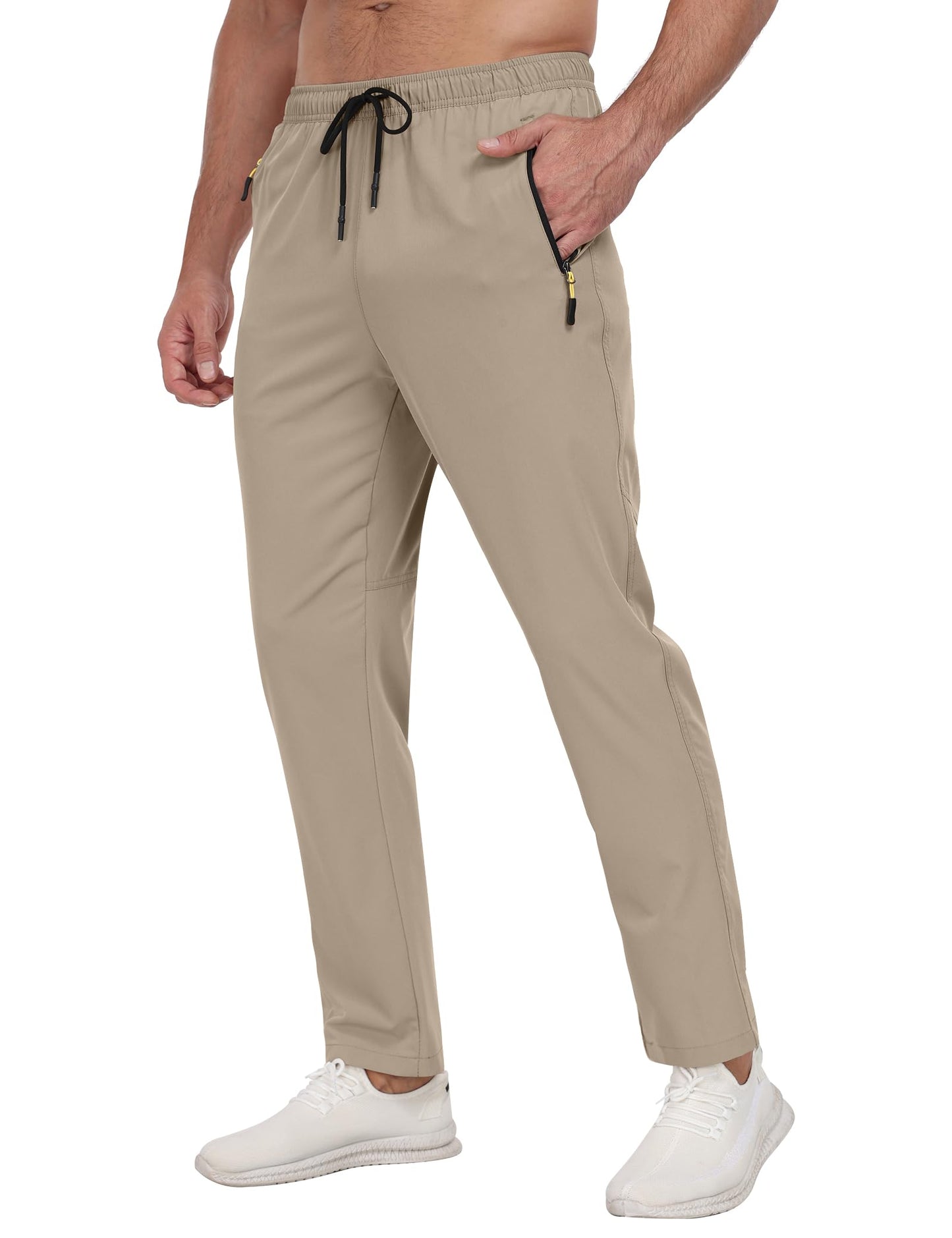 Zoofly Men's Sweatpants Athletic Pants Breathable Quick Dry Water Resistant Jogger Track Pants Workout Hiking Pants