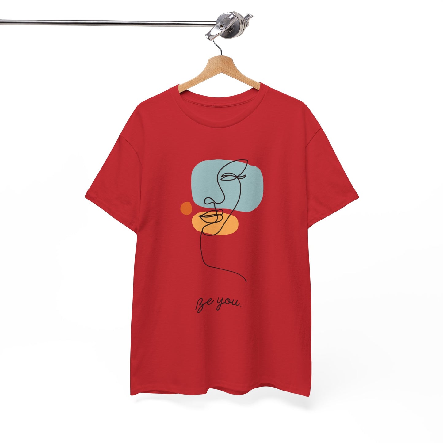 Minimalist Be You Tee, Unisex Cotton T-Shirt, Inspirational Graphic Tee, Gift for Friends, Casual Everyday Wear, Self-Love Apparel