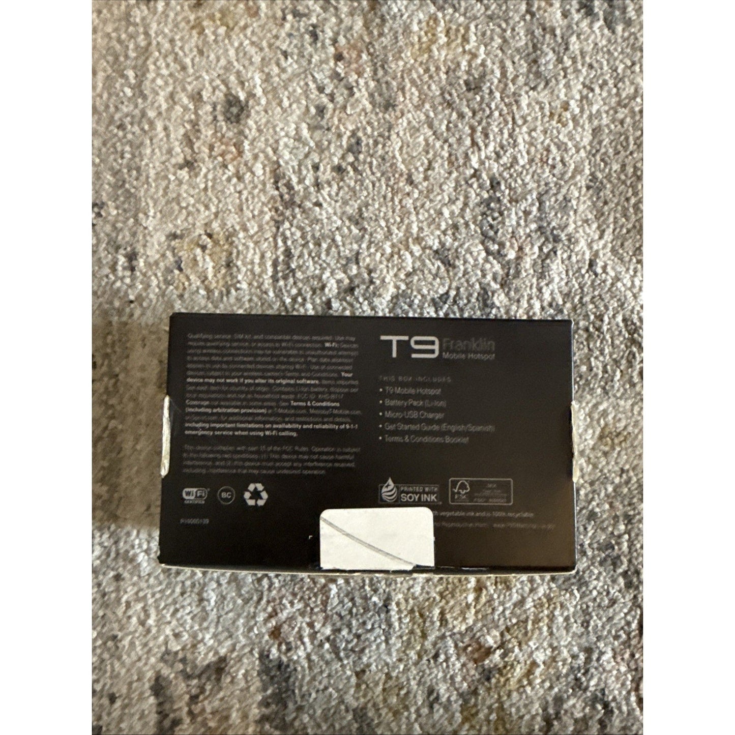 NEW Franklin T9 Black (T-Mobile) 4G LTE Mobile WiFi Hotspot Modem #69