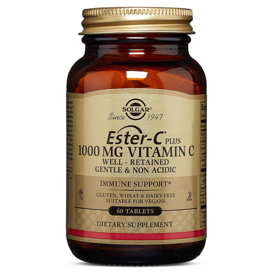 Solgar Ester-C Plus 1000 Mg Vitamin C 60 Tablets