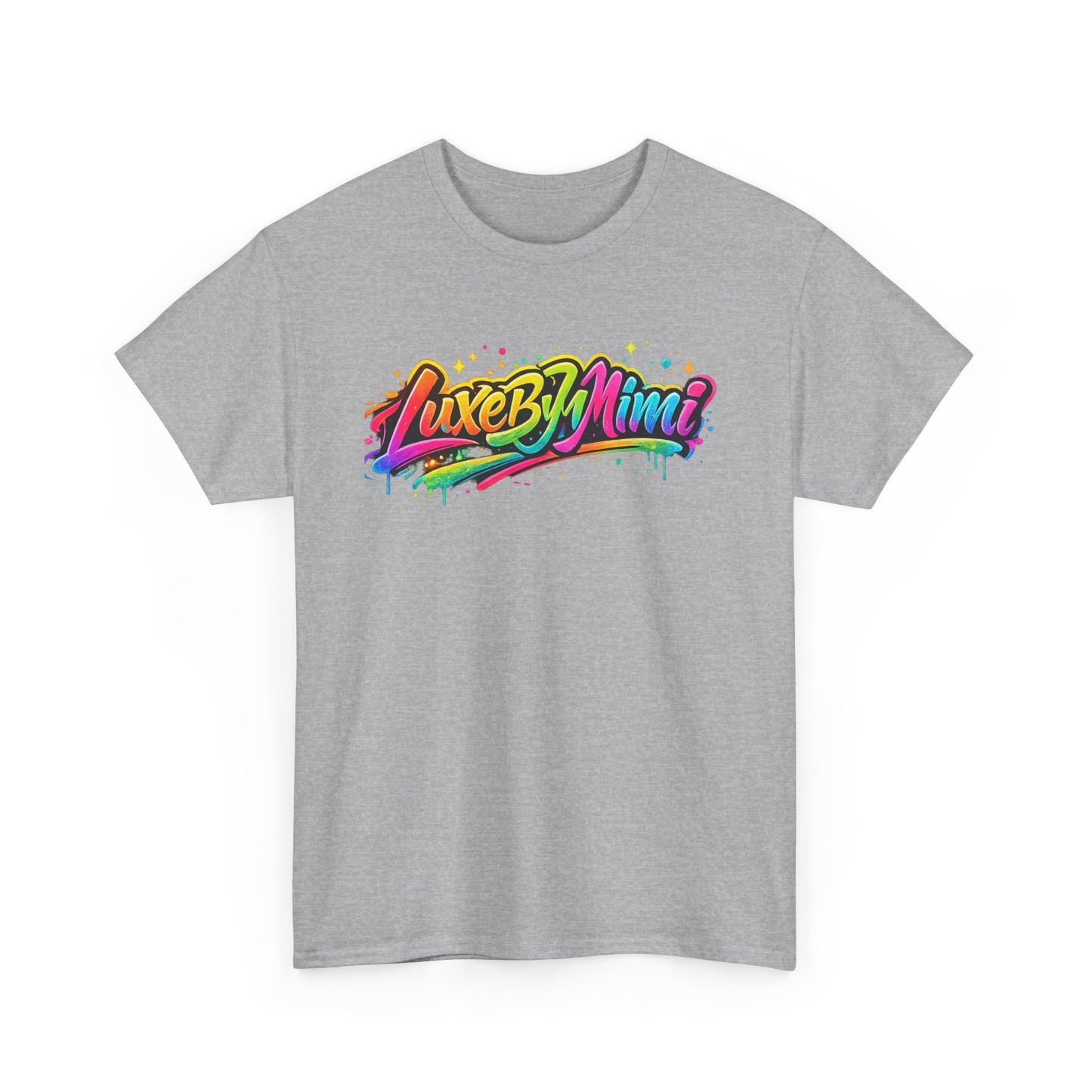 Graffiti Logo T-Shirt — 'Luxe By Mimi' Brand Colorful Streetwear Tee