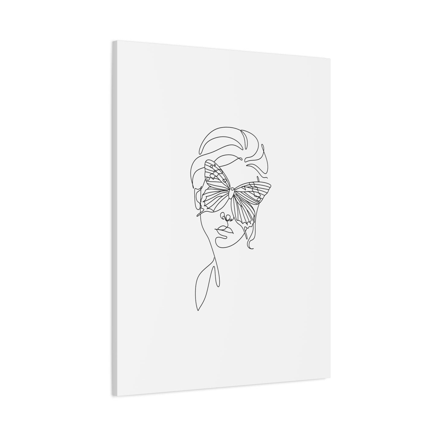 Minimalist Butterfly Canvas Art, Modern Home Decor, Gift for Nature Lovers, Wall Art for Women, Inspirational Wall Art
