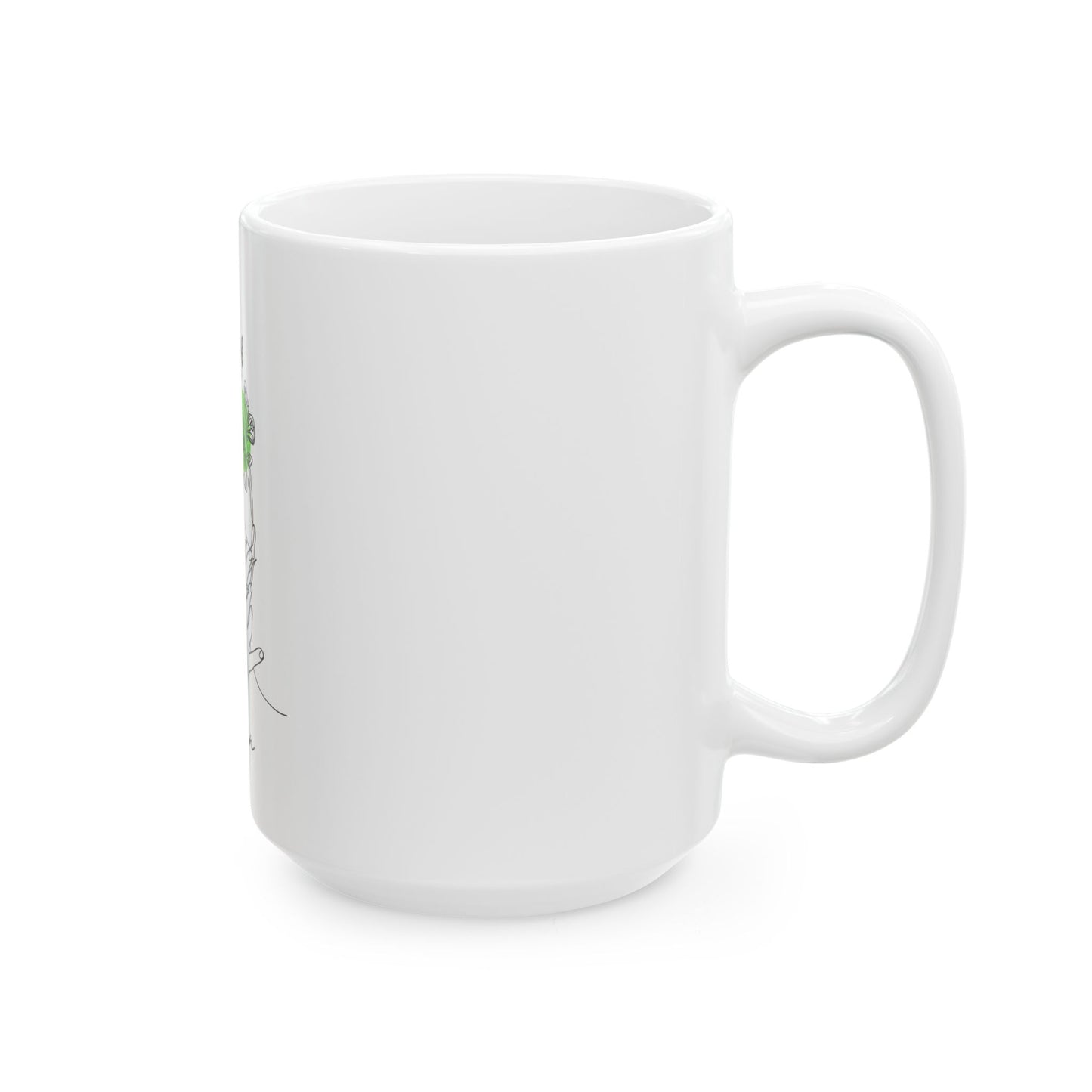 Woman Chic Botanical Woman Mug | Unique Gift for Her, Inspirational Coffee Mug, Nature Lover's Cup, Home Decor, Artful Drinks