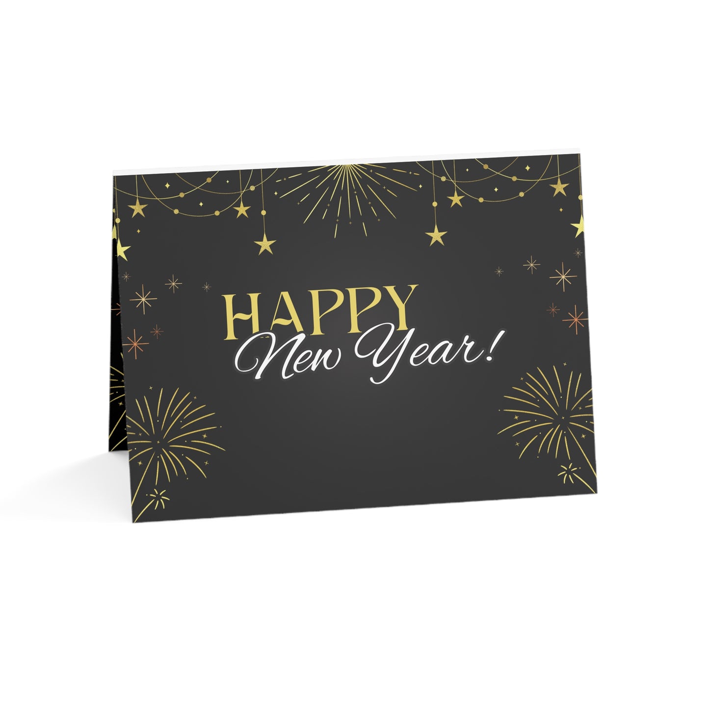 Stylish New Year Greeting Cards - Festive Holiday Stationery for Celebrations, Invitations, Gift Cards, and Special Occasions