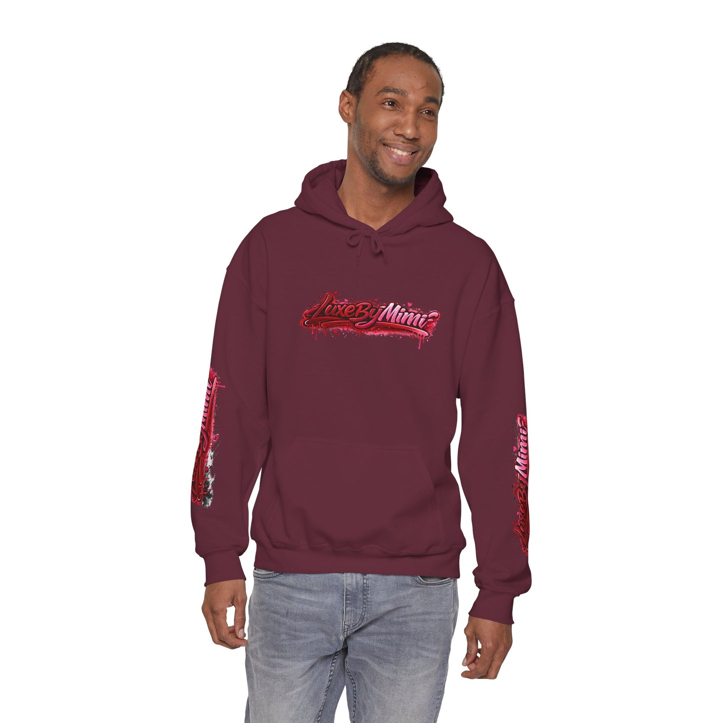 LuxeByMimi Brand Graffiti de Luxe Hoodie — Streetwear Pullover