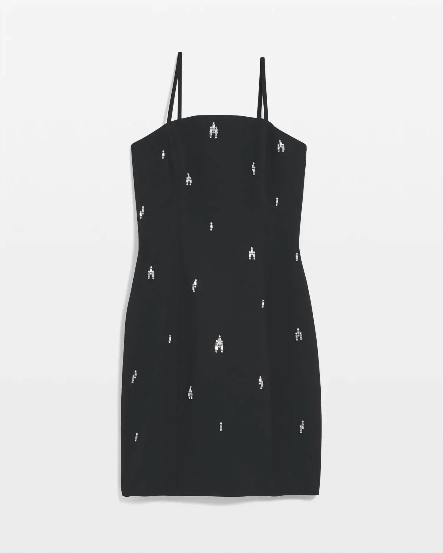 Strapless Embellished Mini Dress