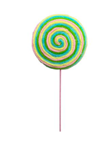 Lollipop Pick Pink Yellow Green Blue-0