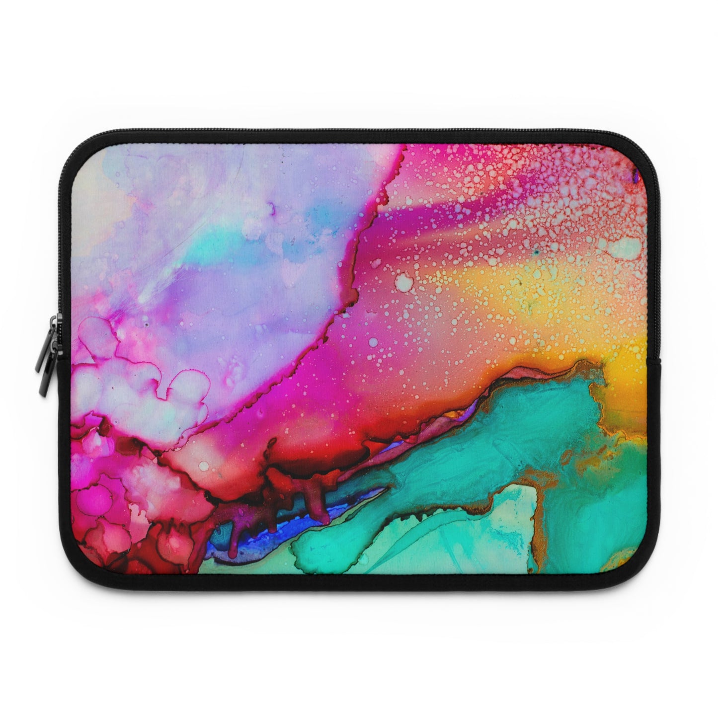 Colorful Abstract Laptop Sleeve, Artistic Tech Case, Creative Computer Bag, Vibrant Gift for Students, Unique Laptop Protector