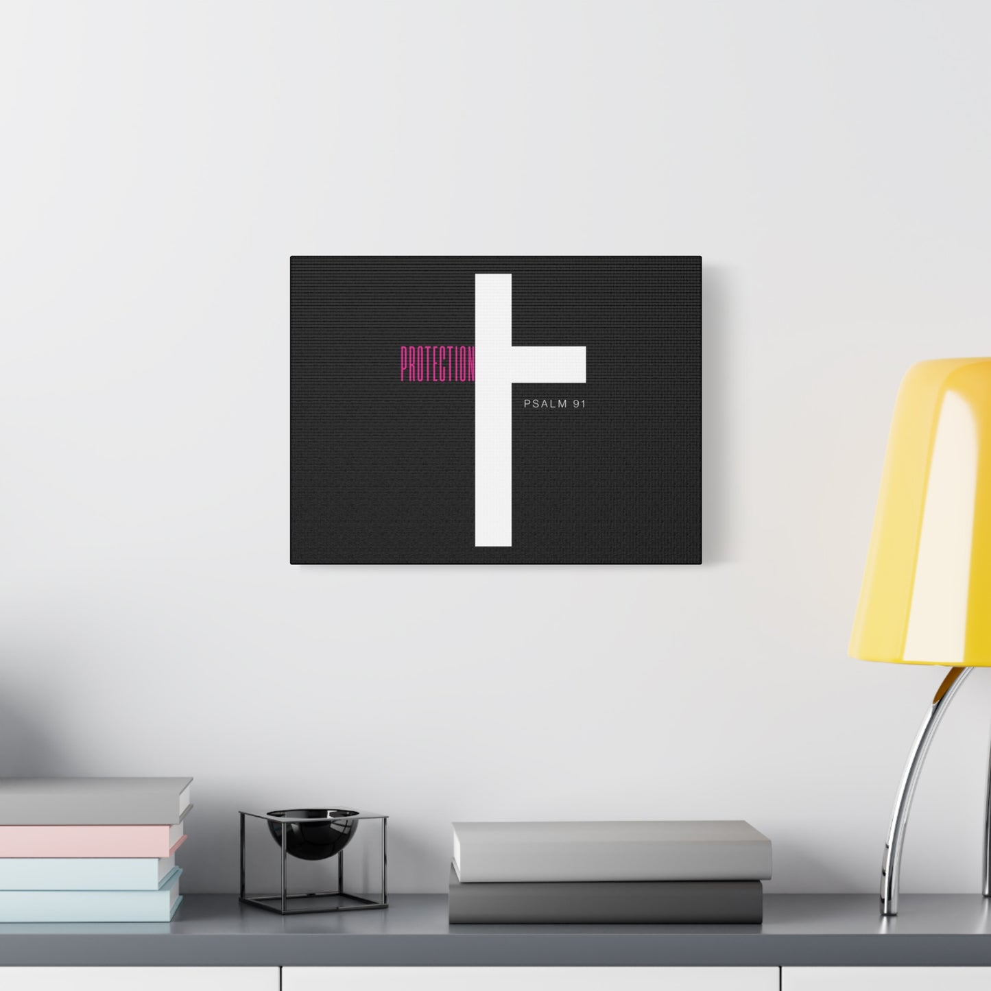 Faith-Inspired Canvas Print - Psalm 91, Home Decor, Wall Art, Christian Gift, Inspirational Decoration