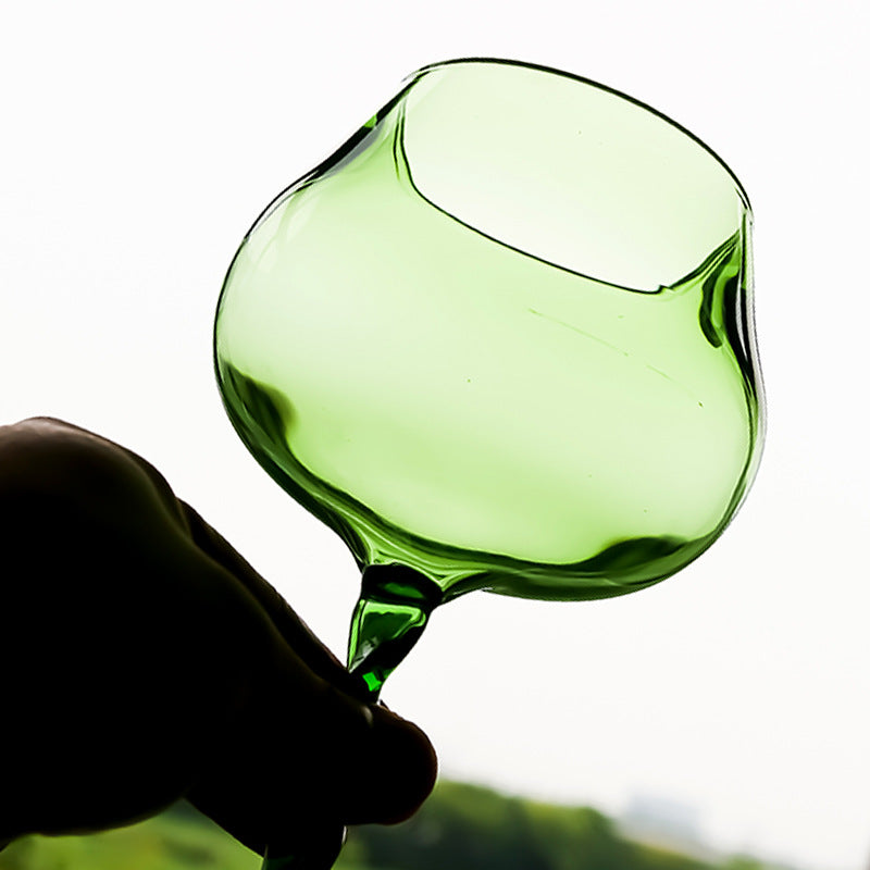 320ml Green Conch Goblet Red Wine Glass Fashion Creative Champagne Wine Glass Wine Glass