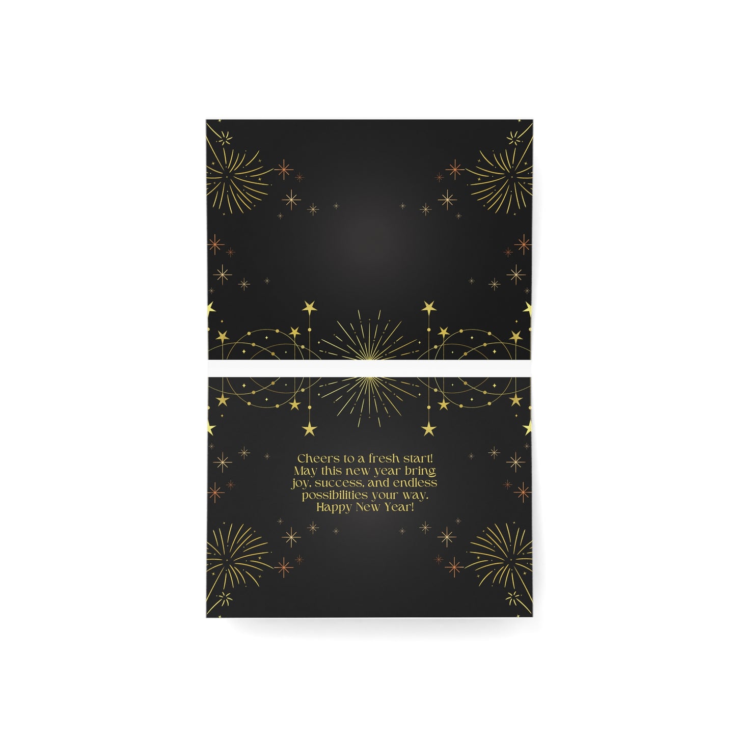 Stylish New Year Greeting Cards - Festive Holiday Stationery for Celebrations, Invitations, Gift Cards, and Special Occasions