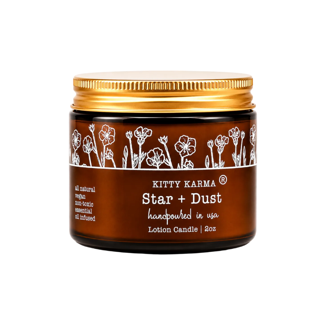 Star Dust Massage Lotion Candles for Anxiety | Sleep