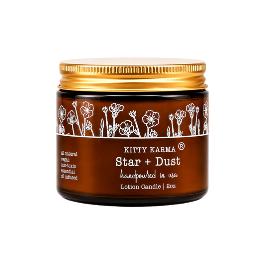 Star Dust Massage Lotion Candles for Anxiety | Sleep