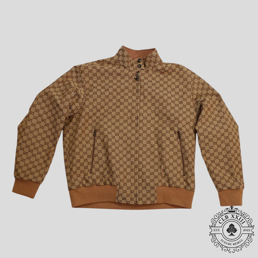 Gucci GG Supreme Canvas Reversible Jacket in Brown