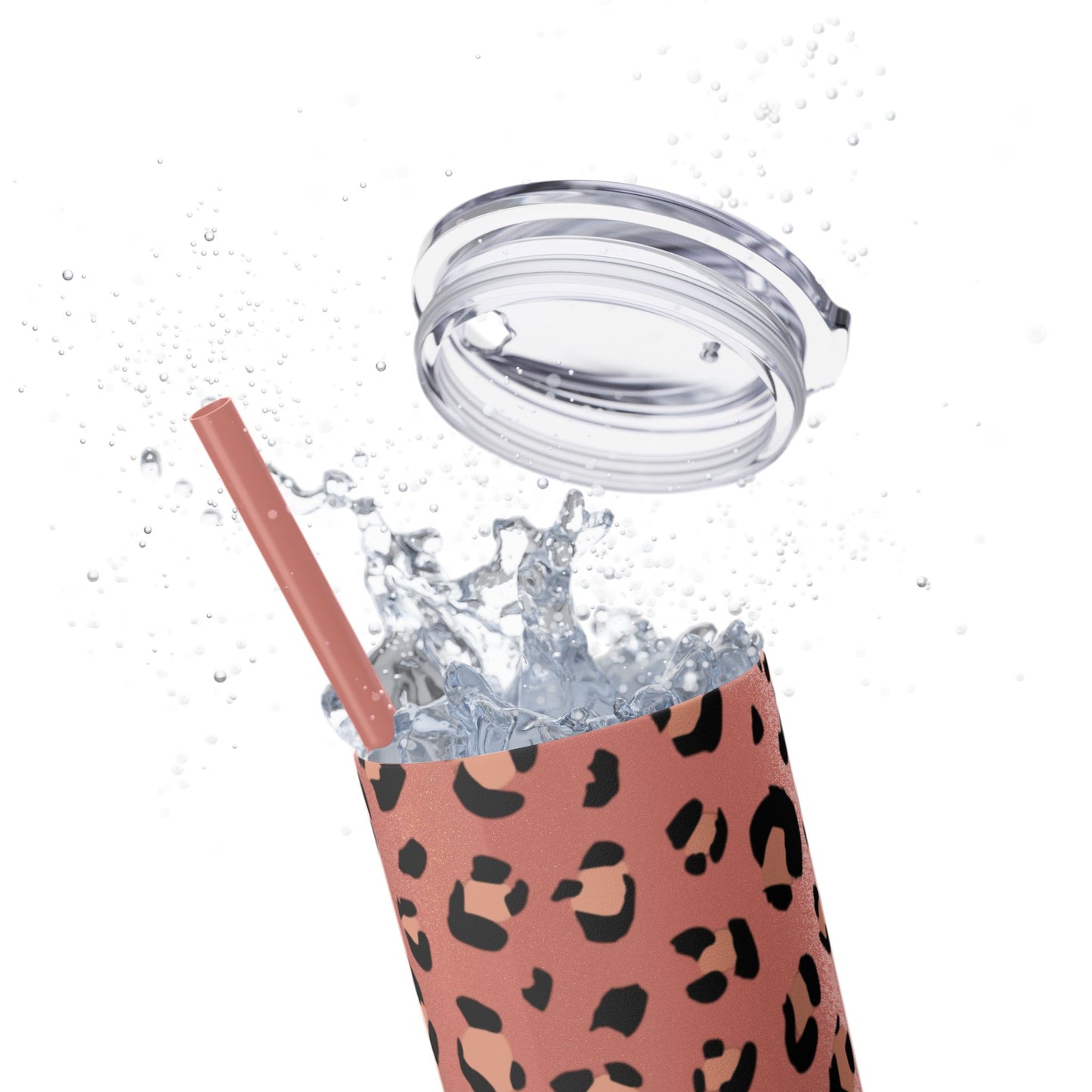 Chic Cheetah Print Tumbler, Trendy Travel Mug, Animal Print Water Bottle, Perfect Gift for Her, Stylish Beverage Container