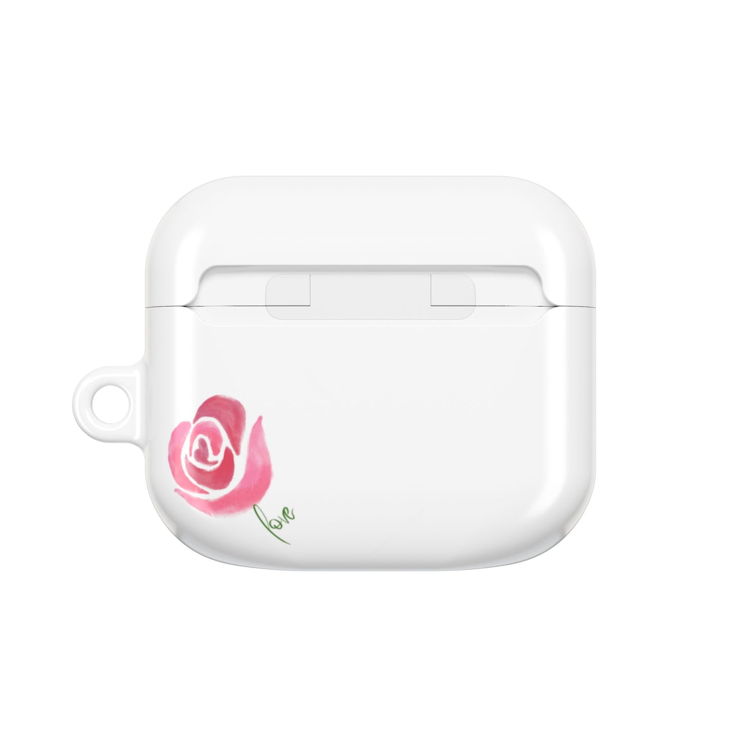 Romantic Rose AirPod Case - Cute Floral Design, Gift for Her, Valentine's Day Present, Trendy Accessory, Love Theme