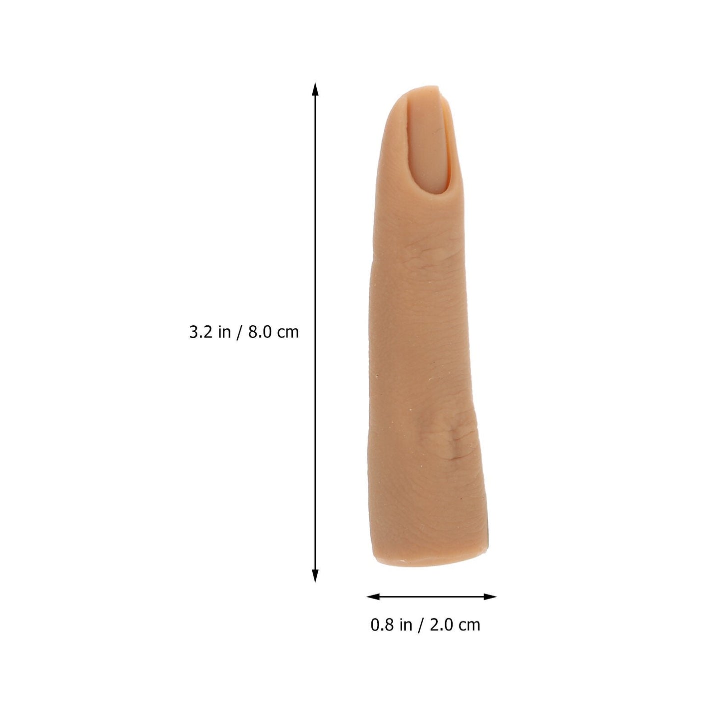 SILICONE NAIL PRACTICE FINGER 1:1 (1 psc)-1