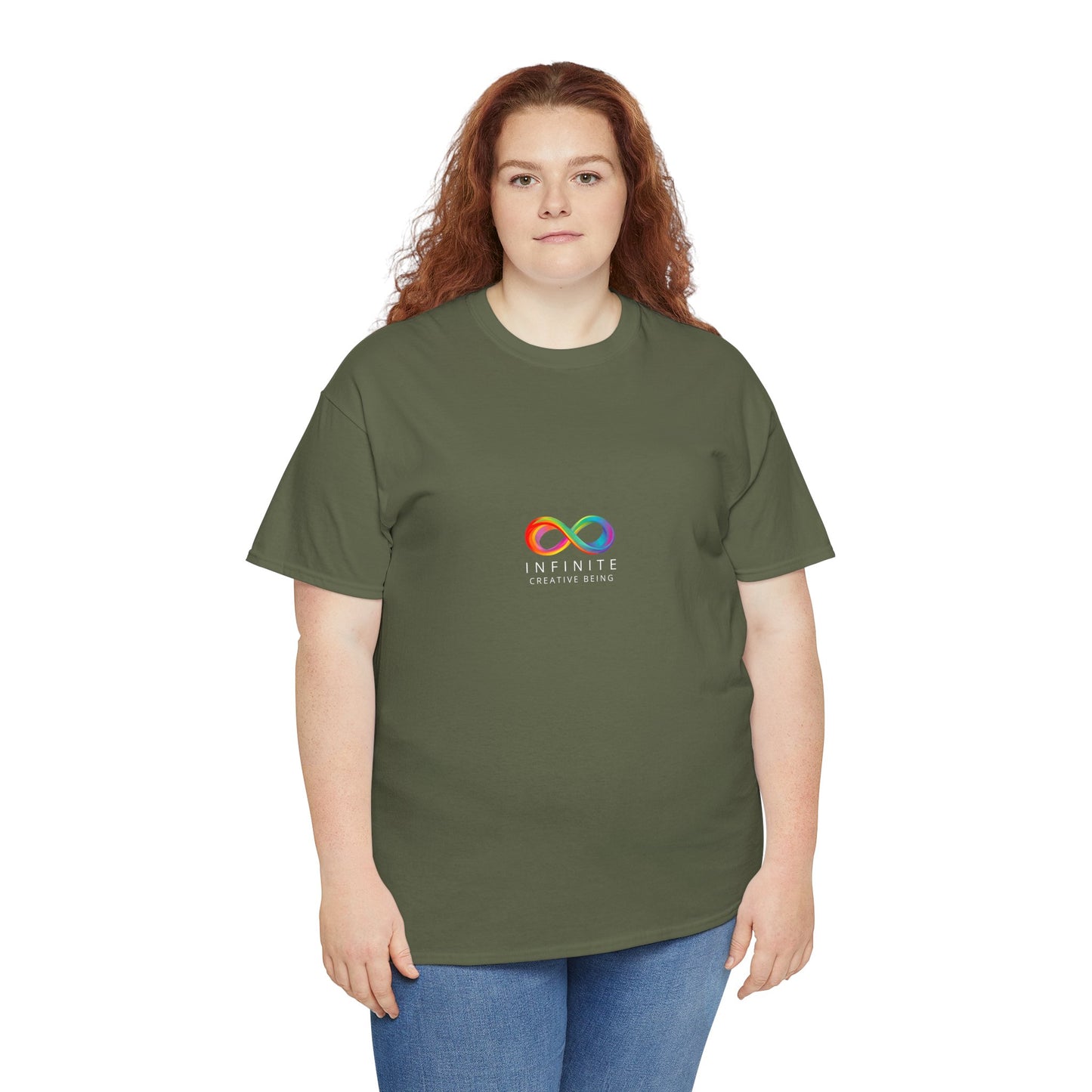 Colorful Infinite Creative Being Unisex Tee, Inclusive Fashion, Everyday Casual Wear, Gift for Friends