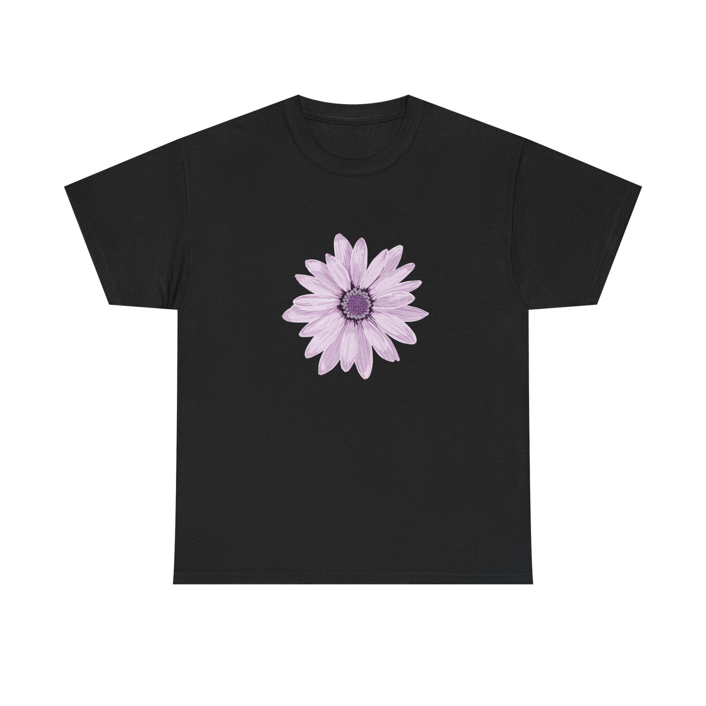 Floral Unisex Heavy Cotton Tee, Soft Summer Shirt, Casual Wear, Gift for Her, Spring Fashion