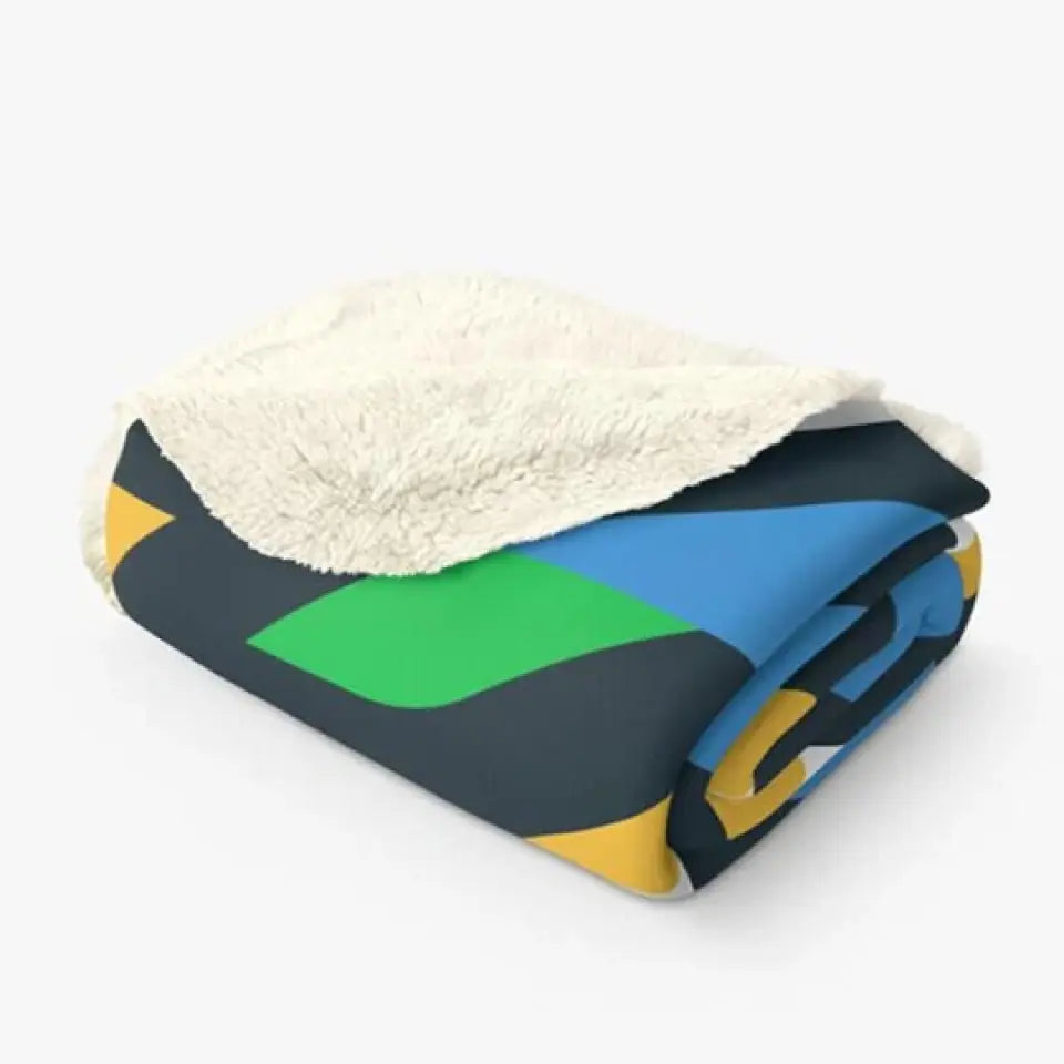 Custom Camping Quilt/Fleece Throw Blanket - Gift Idea For Couple, Camping Lovers, Family - Up to 5 Kids, 4 Pets - Fill Your Life With Adventures