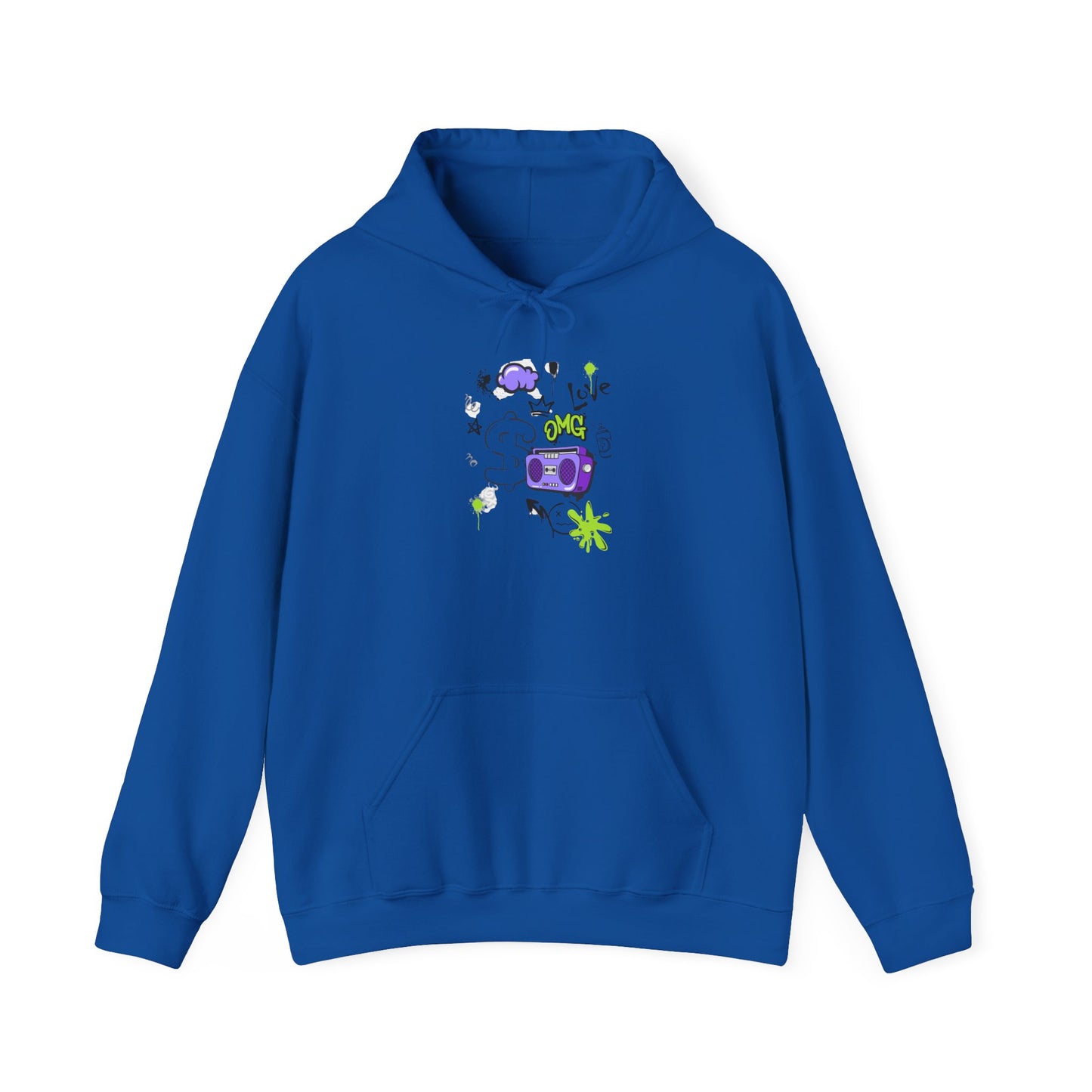 Love Music-Inspired Unisex Heavy Blend™ Hooded Sweatshirt – Cozy, Creative Vibes for All Occasions