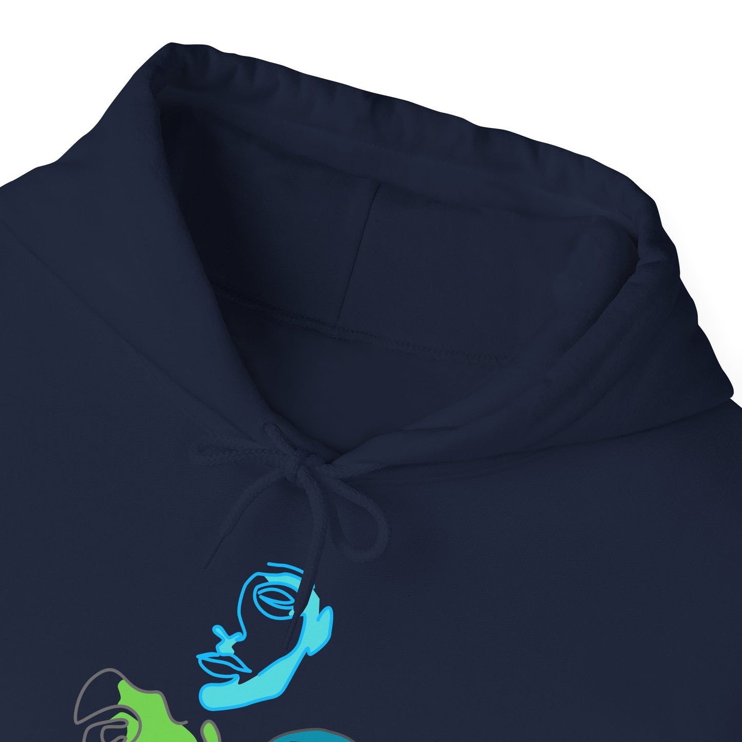 Whimsical Character Hoodie, Cozy Unisex Sweatshirt, Fun Gift for Friends, Casual Wear, Unique Art Design