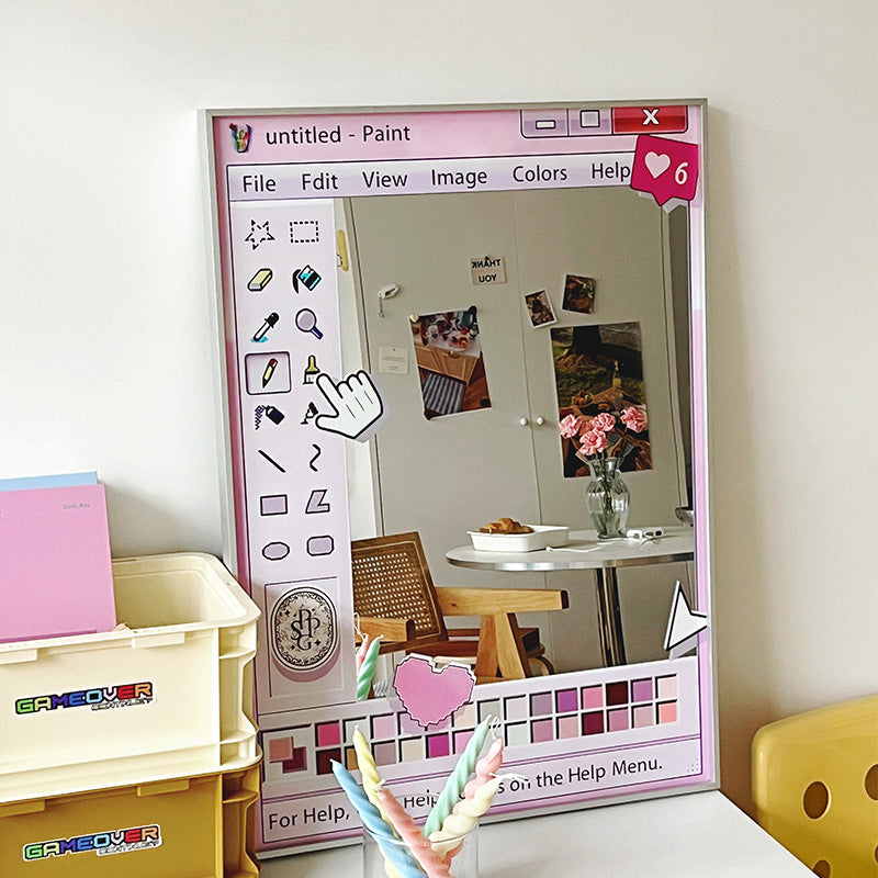 Retro Pixel Style Mirror-2