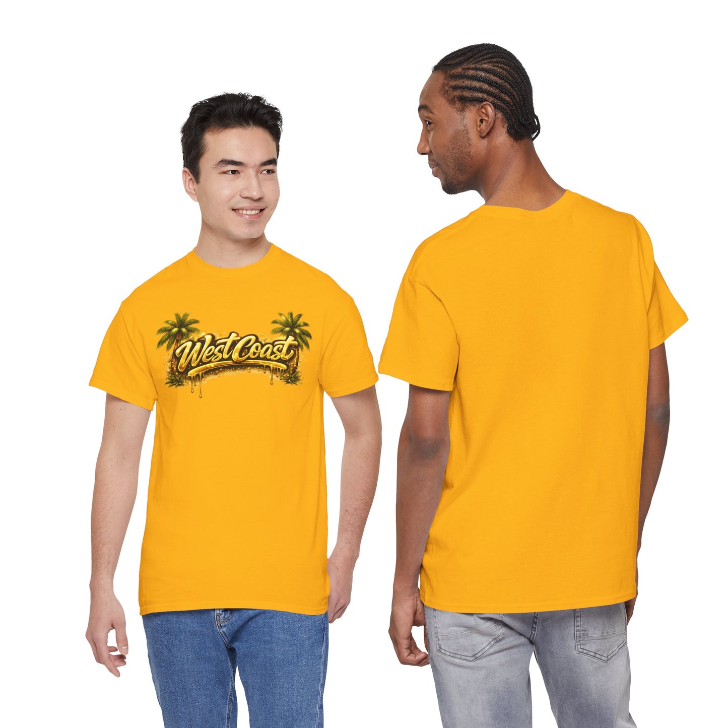 West Coast Palm Tree T-Shirt — Retro Surf Vibe Tee
