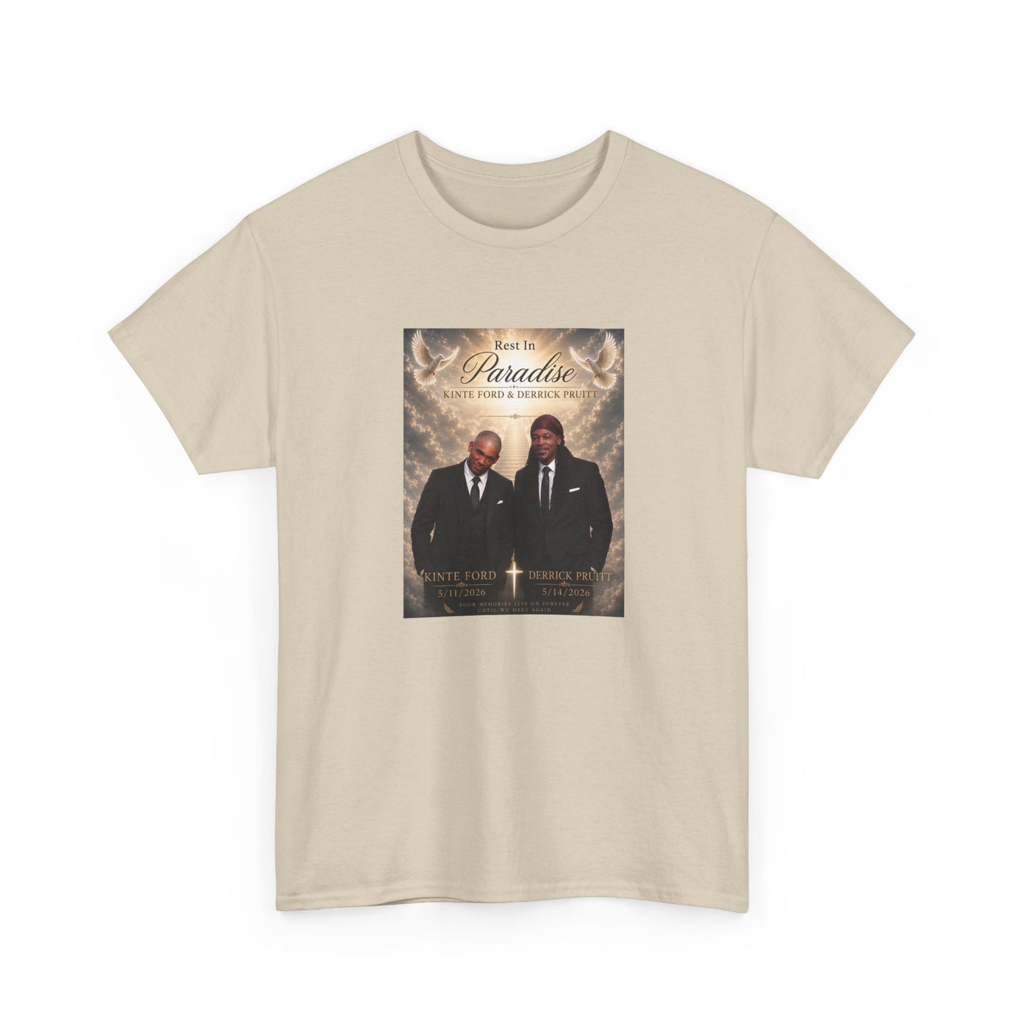 Memorial Tribute Tee — "Rest in Paradise" Funeral Remembrance Shirt