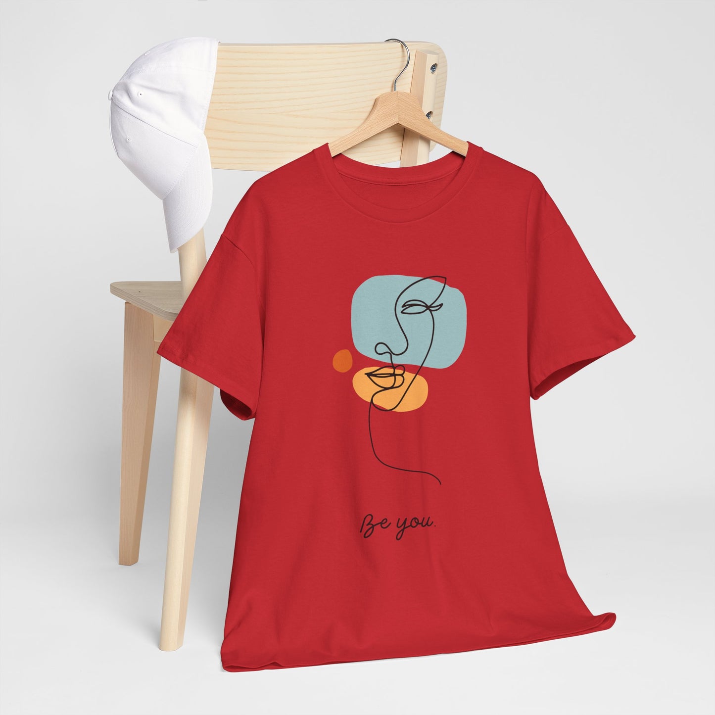 Minimalist Be You Tee, Unisex Cotton T-Shirt, Inspirational Graphic Tee, Gift for Friends, Casual Everyday Wear, Self-Love Apparel