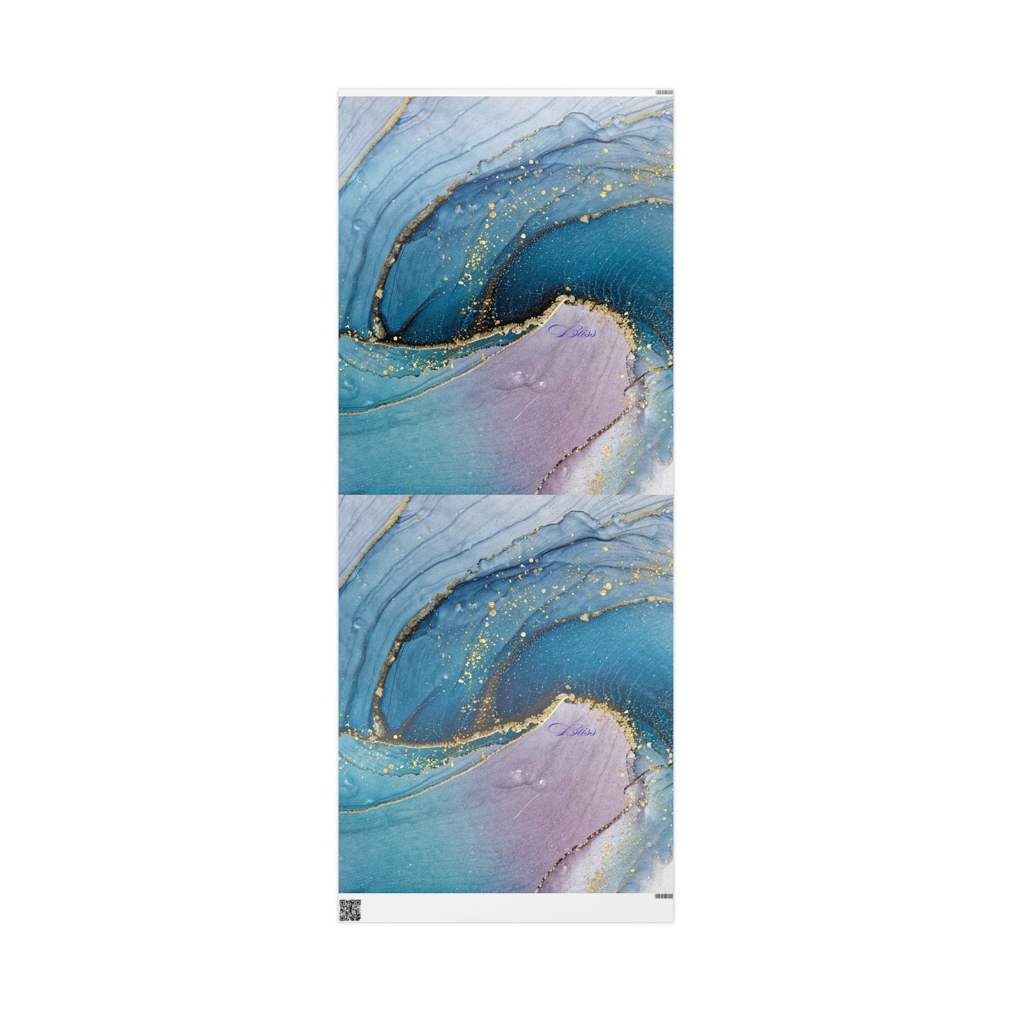 Ocean Wave Wrapping Paper, Vibrant Gift Wrap for Birthdays, Holidays, Crafting, Eco-Friendly, Unique Gift Presentation