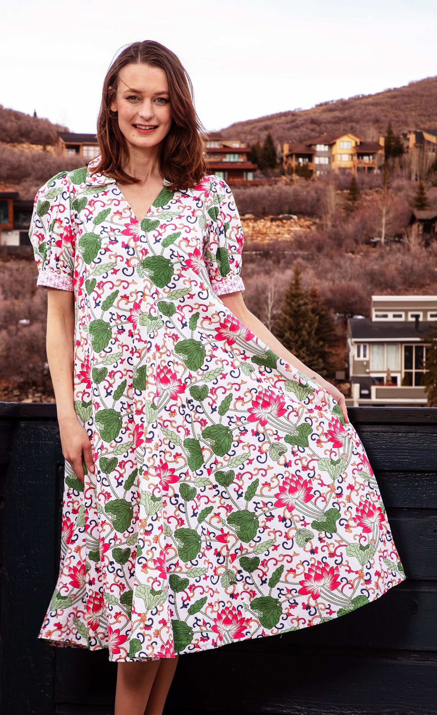 Montauk Dress White Floral