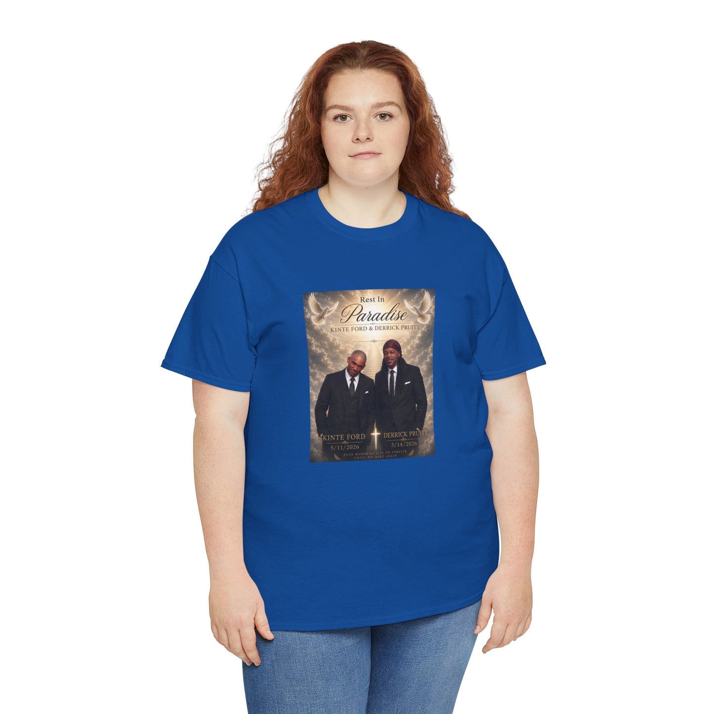 Memorial Tribute Tee — "Rest in Paradise" Funeral Remembrance Shirt