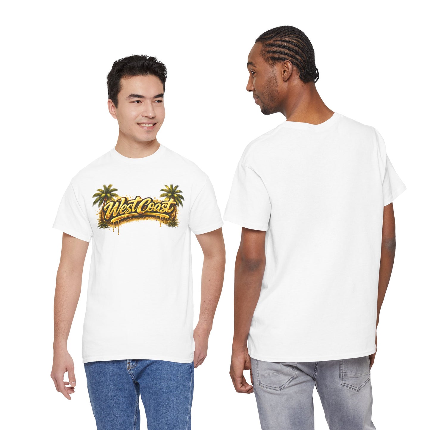 West Coast Palm Tree T-Shirt — Retro Surf Vibe Tee