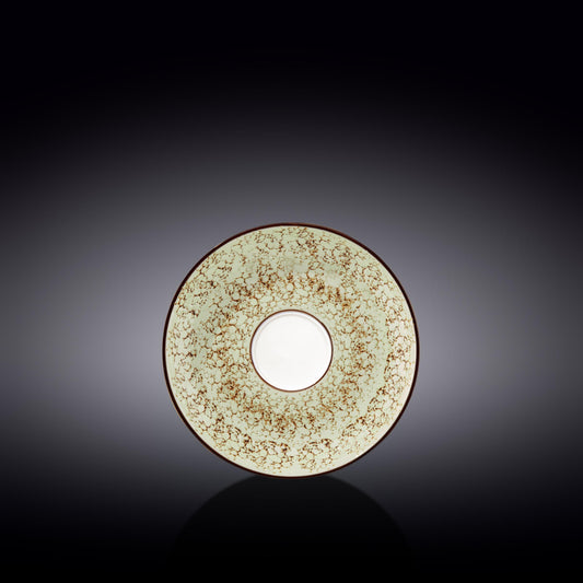 Pale Green Porcelain Saucer 6" inch | 15 CM-0