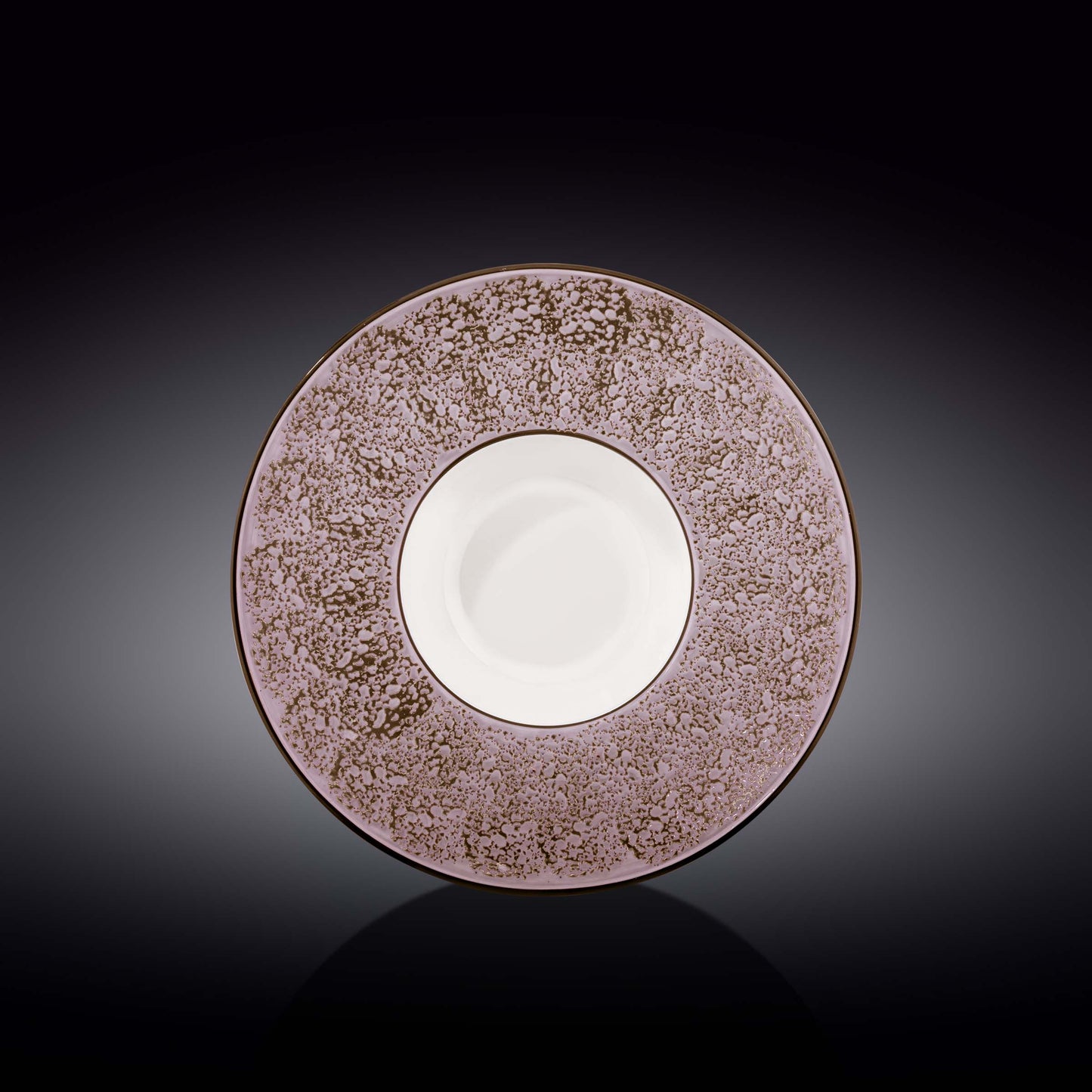Violet / Lavender Porcelain Deep Soup or Salad Plate 9.5" inch | 7 Fl Oz |-0