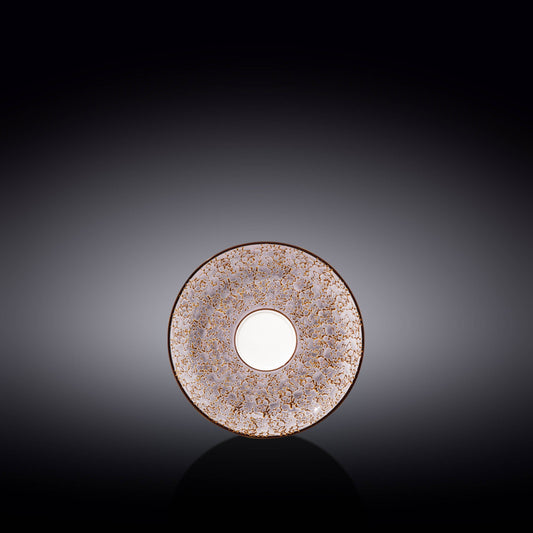 Violet / Lavender Porcelain Saucer 4.5" inch | 11 CM-0