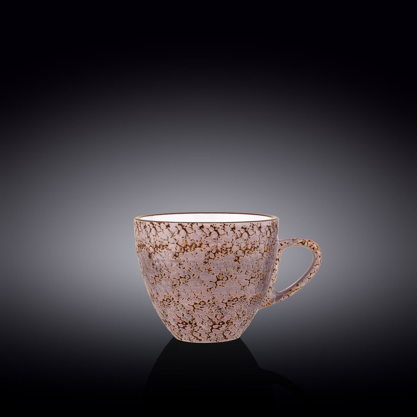 Set Of 6 Violet / Lavender Porcelain Coffee / Tea Cup 10 FL OZ | 300 ML-0