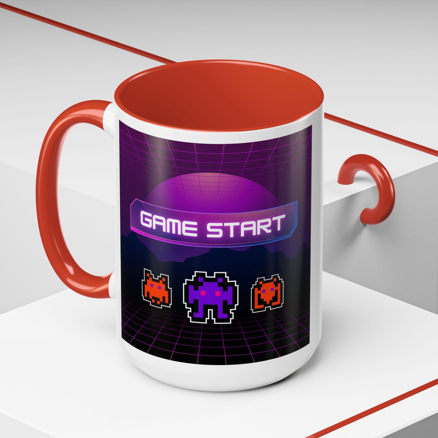 Retro 8-Bit Game Coffee Mug – Perfect Gamer Gift, Fun Kitchen Decor, Unique Birthday Present, Nerdy Officeware, Collectible Drinkware