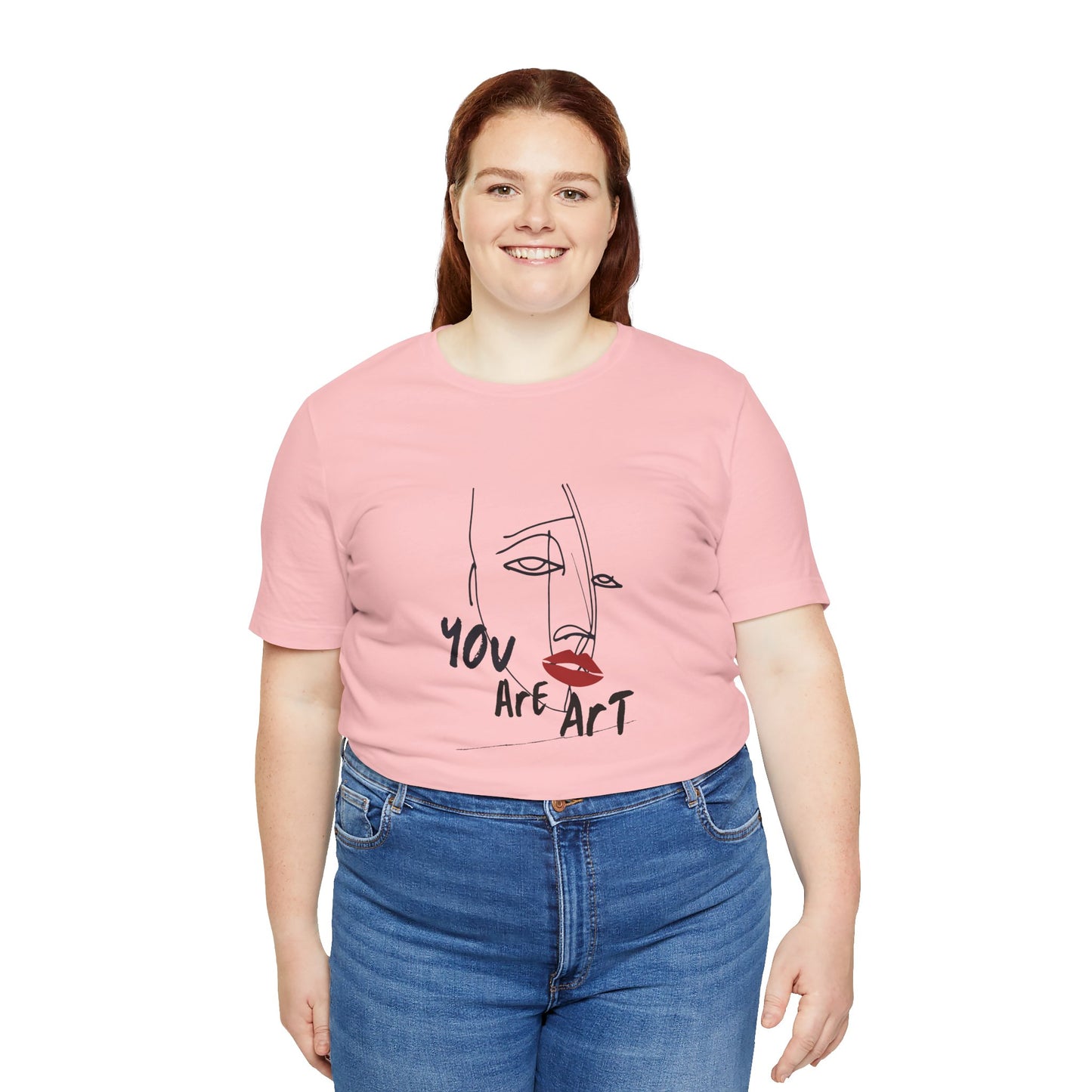 Artistic Expression Unisex Tee - You Are Art, Creative Gift, Casual Wear, Modern Design, Art Lover's Shirt