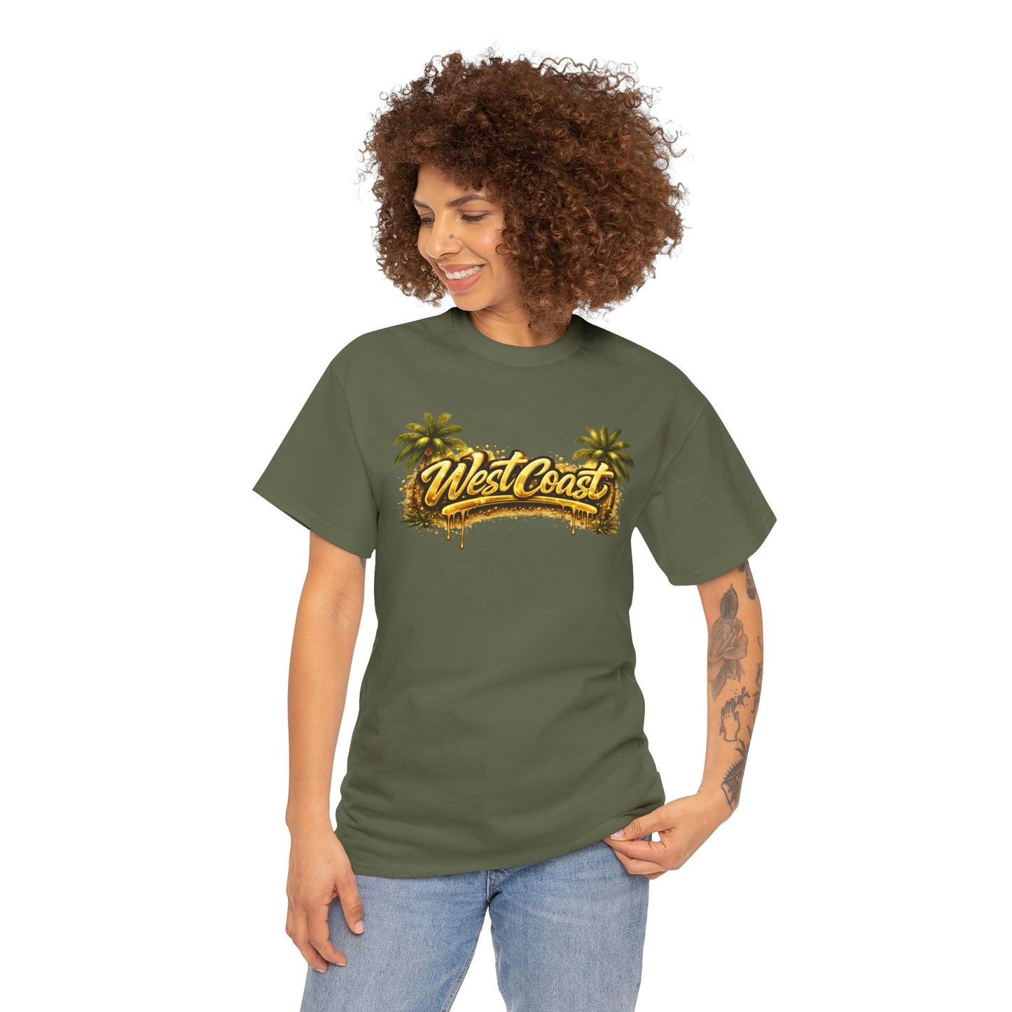 West Coast Palm Tree T-Shirt — Retro Surf Vibe Tee